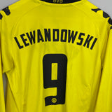 2011/12 DORTMUND LEWANDOWSKI #9 L/S HOME SHIRT (S) KAPPA