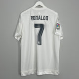 2015/16 REAL MADRID RONALDO #7 HOME SHIRT (XL) ADIDAS