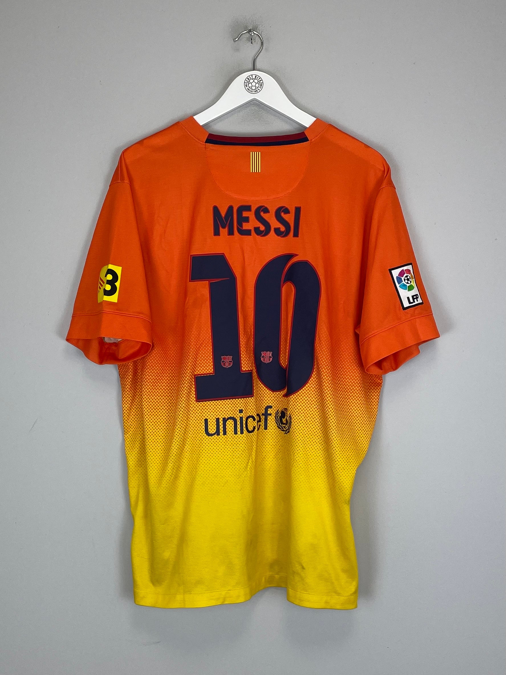 2012/13 BARCELONA MESSI #10 AWAY SHIRT (XL) NIKE