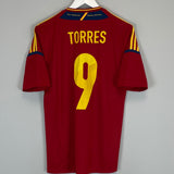 2012/13 SPAIN TORRES #9 HOME SHIRT (S) ADIDAS