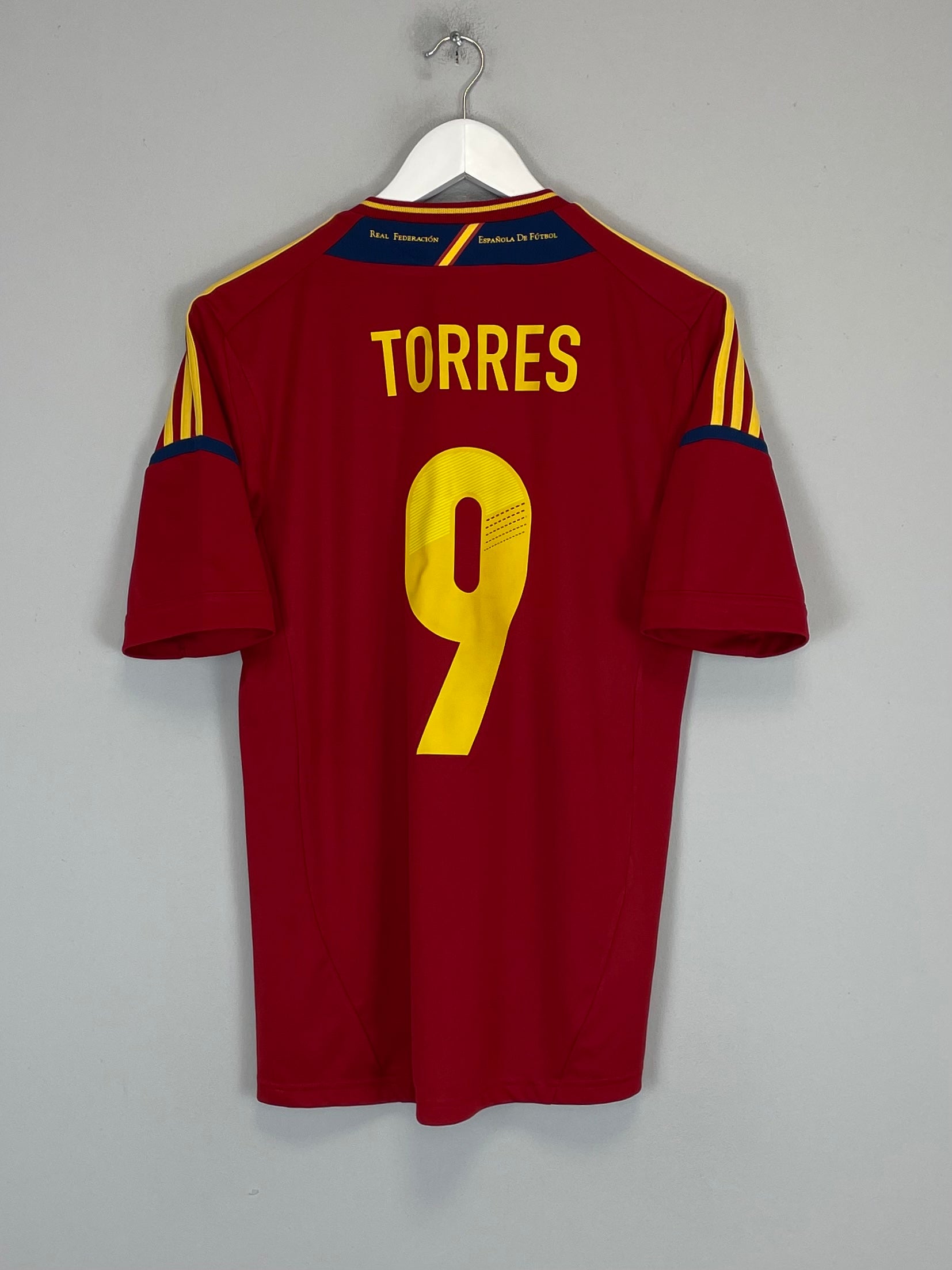 2012/13 SPAIN TORRES #9 HOME SHIRT (S) ADIDAS