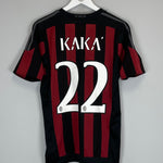 2015/16 AC MILAN KAKA #22 HOME SHIRT (M) ADIDAS