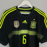 2013/15 SPAIN A.INIESTA #6 AWAY SHIRT (L) ADIDAS