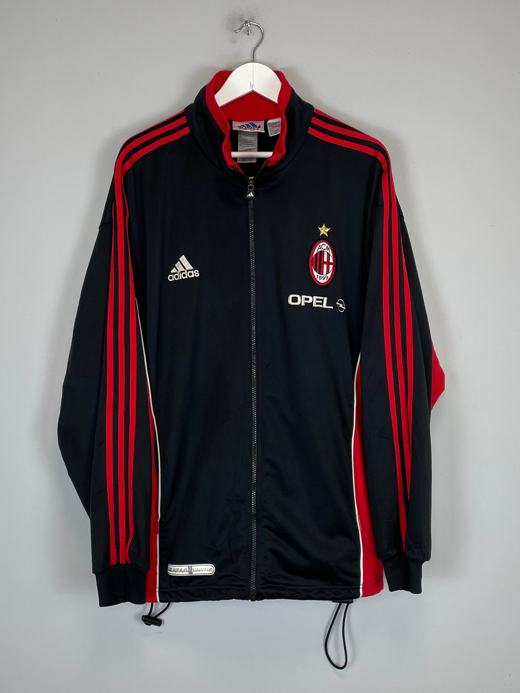 2005/07 AC MILAN TRACK FLEECE JACKET (XL) ADIDAS