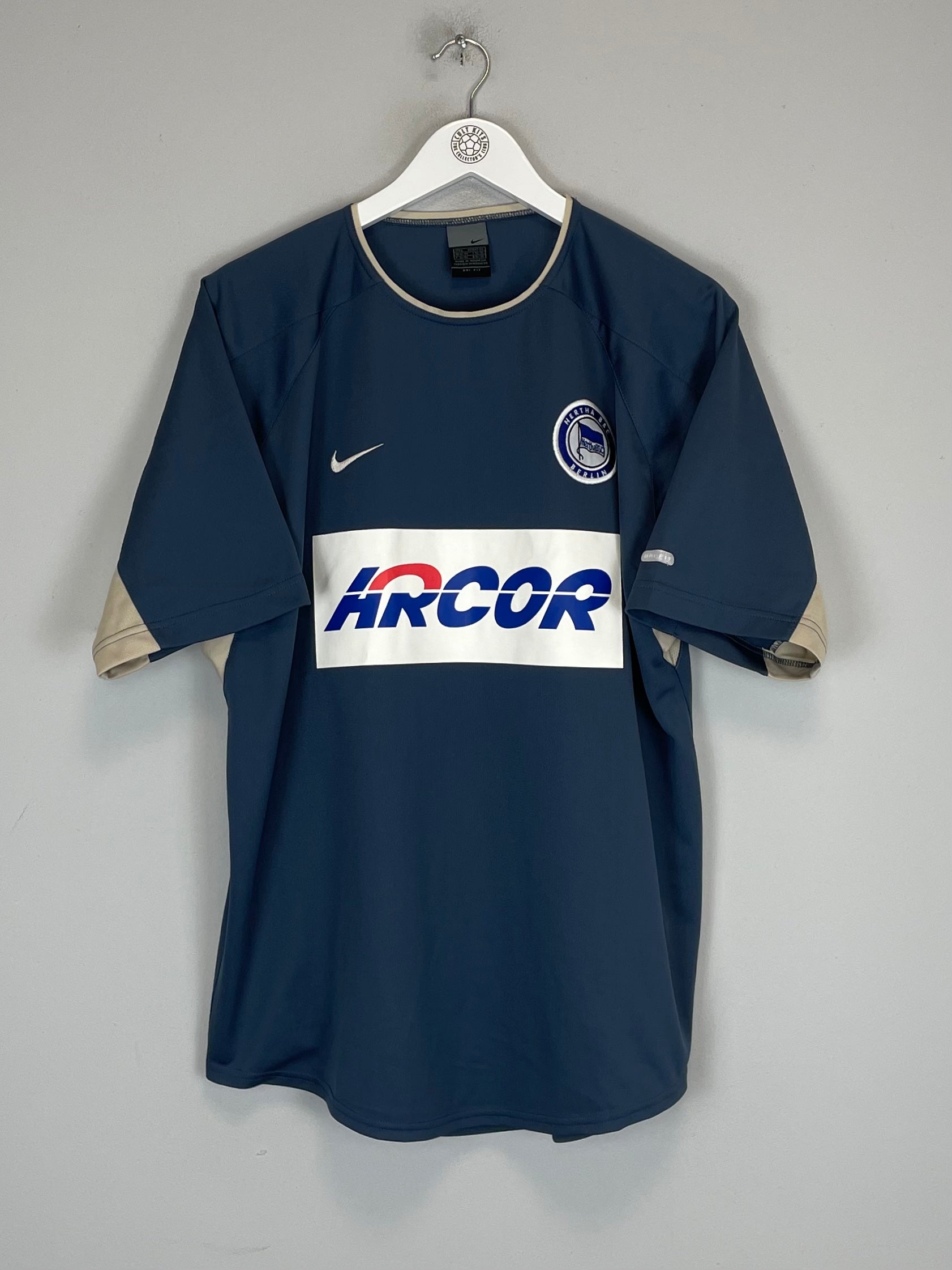 2003/04 HERTHA BERLIN AWAY SHIRT (L) NIKE