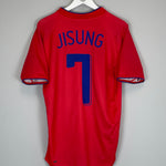 2006/07 SOUTH KOREA JI SUNG #7 HOME SHIRT (M) NIKE