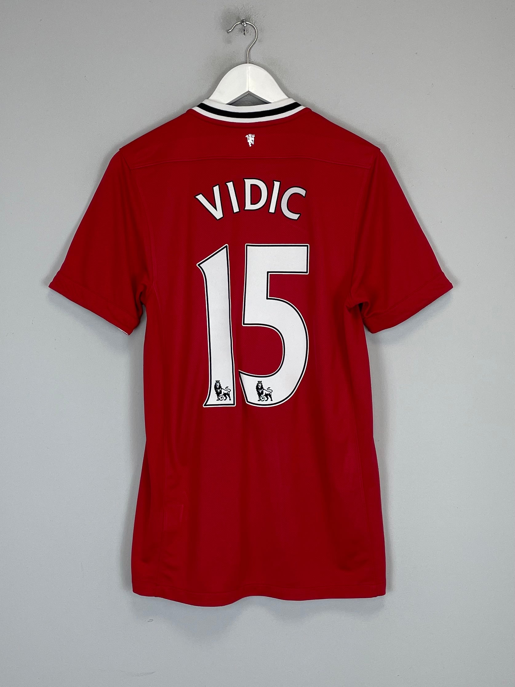 2011/12 MANCHESTER UNITED VIDIC #15 HOME SHIRT (S) NIKE