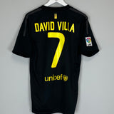 2011/12 BARCELONA DAVID VILLA #7 AWAY SHIRT (M) NIKE