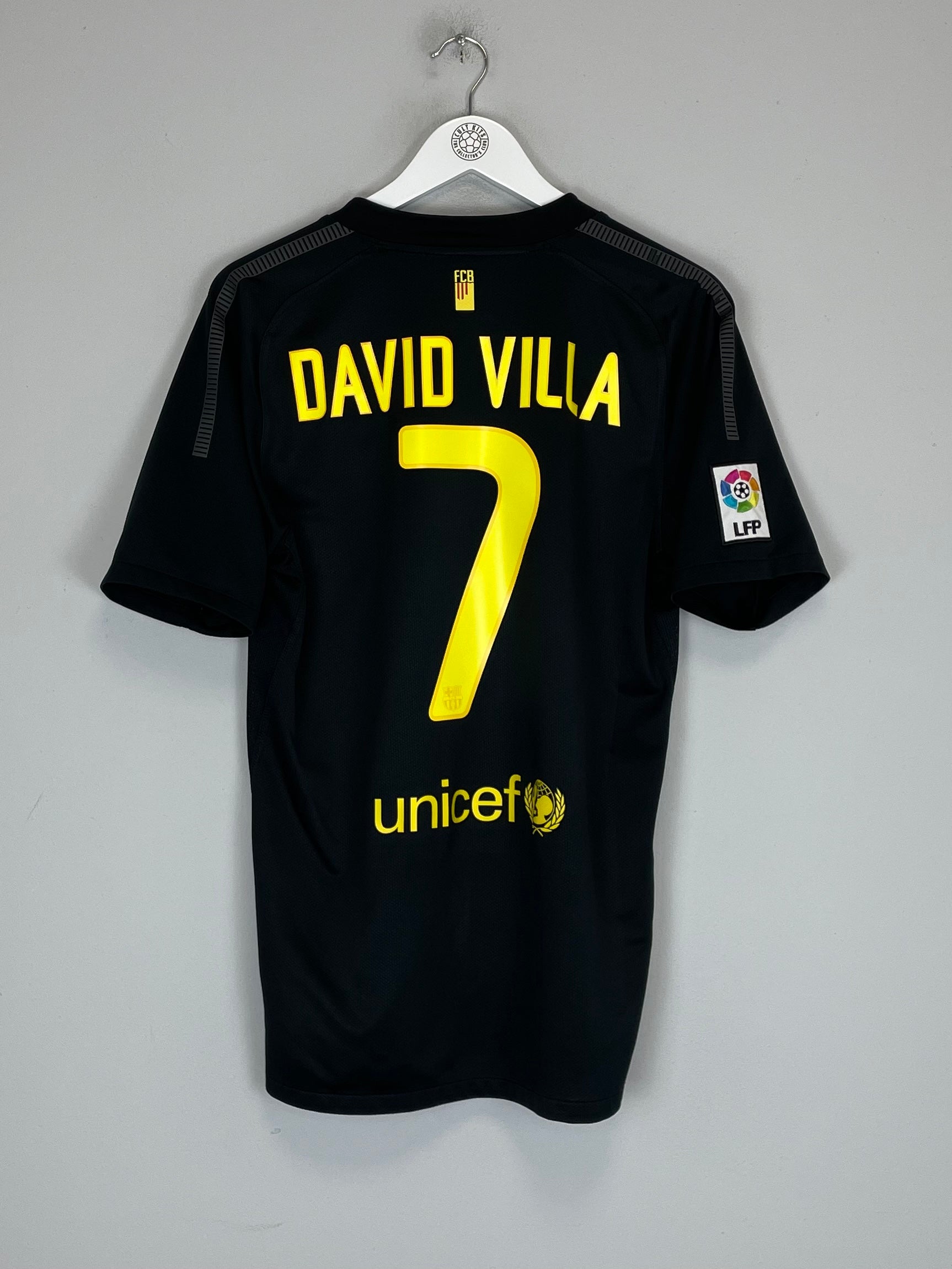 2011/12 BARCELONA DAVID VILLA #7 AWAY SHIRT (M) NIKE