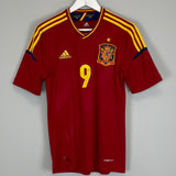 2012/13 SPAIN TORRES #9 HOME SHIRT (S) ADIDAS