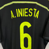 2013/15 SPAIN A.INIESTA #6 AWAY SHIRT (L) ADIDAS