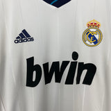 2012/13 REAL MADRID RONALDO #7 L/S HOME SHIRT (M) ADIDAS