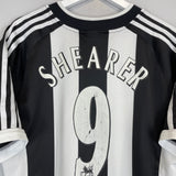 2001/03 NEWCASTLE UNITED SHEARER #9 HOME SHIRT (L) ADIDAS