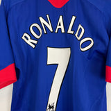 2006/07 MANCHESTER UNITED RONALDO #7 AWAY SHIRT (L) NIKE