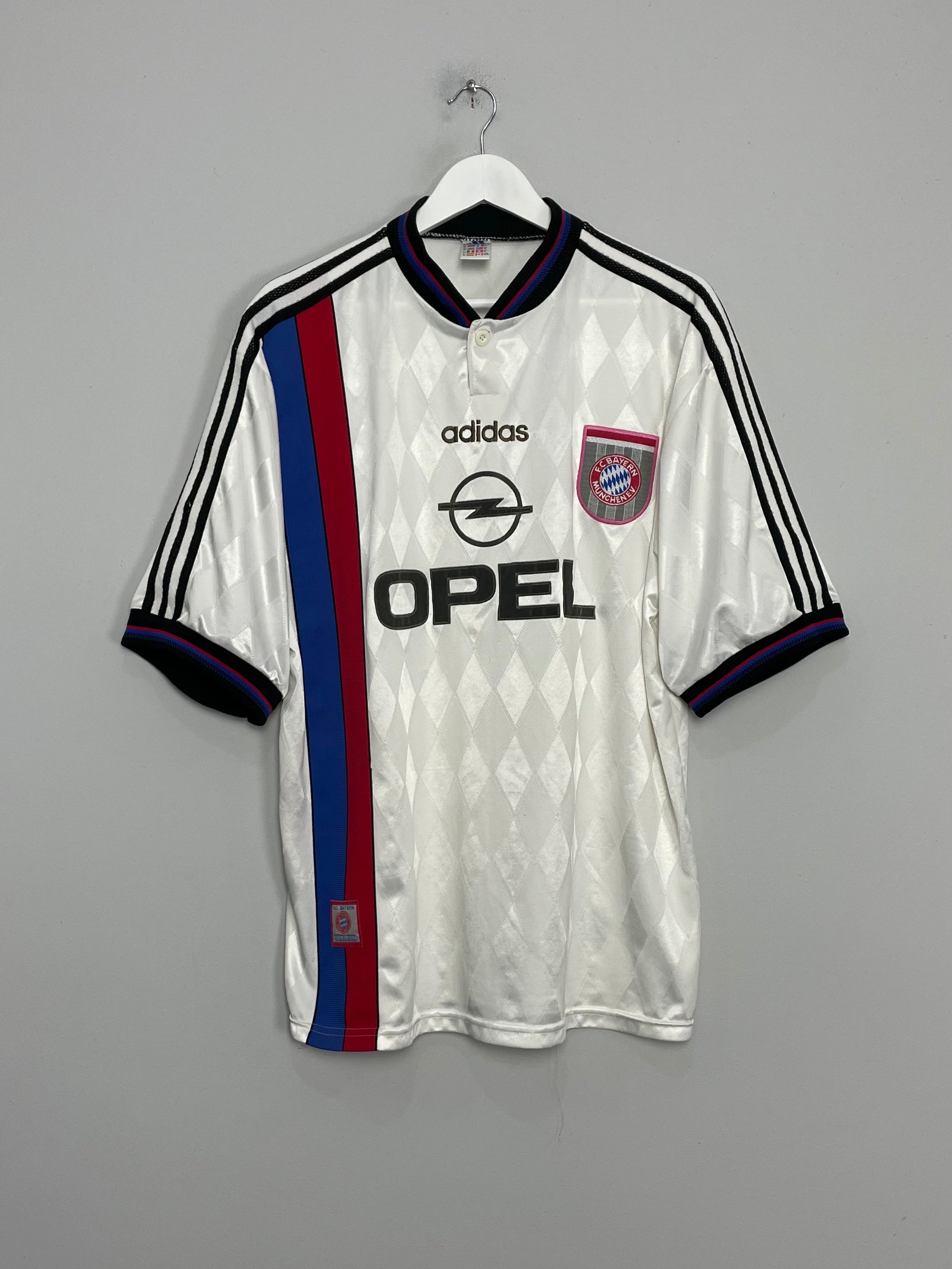 1995/96 BAYERN MUNICH AWAY SHIRT (XL) ADIDAS