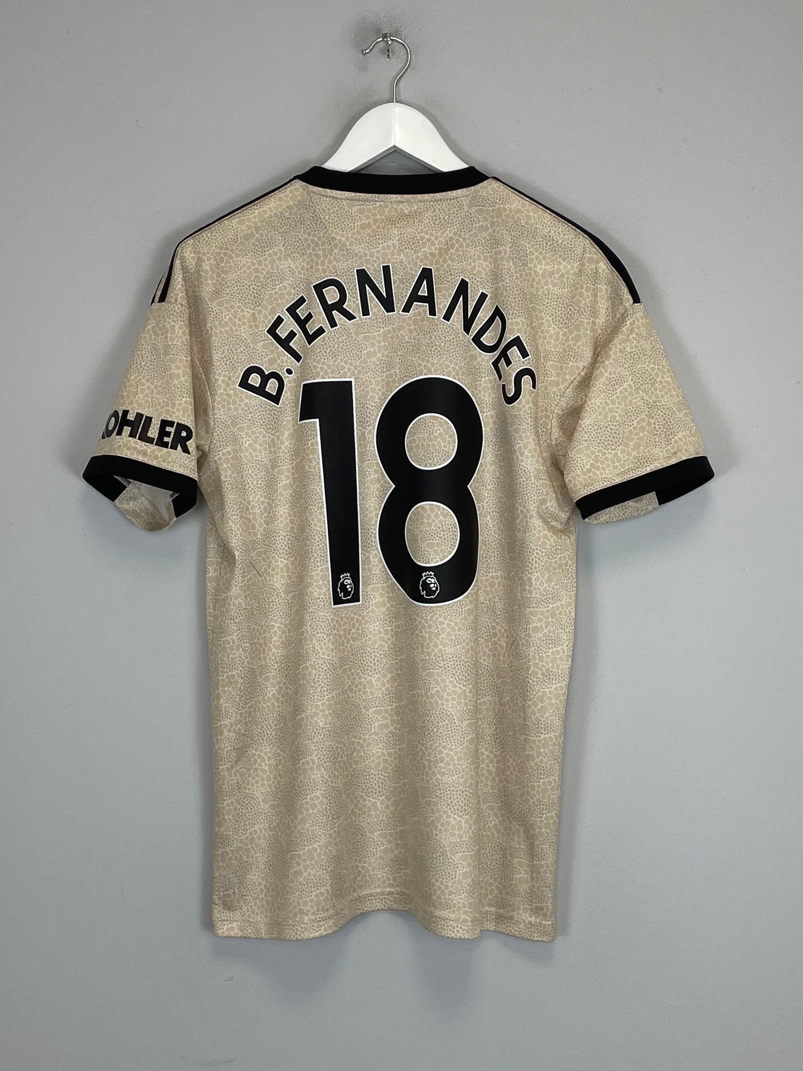 2019/20 MANCHESTER UNITED B.FERNANDES #8 AWAY SHIRT (M) ADIDAS