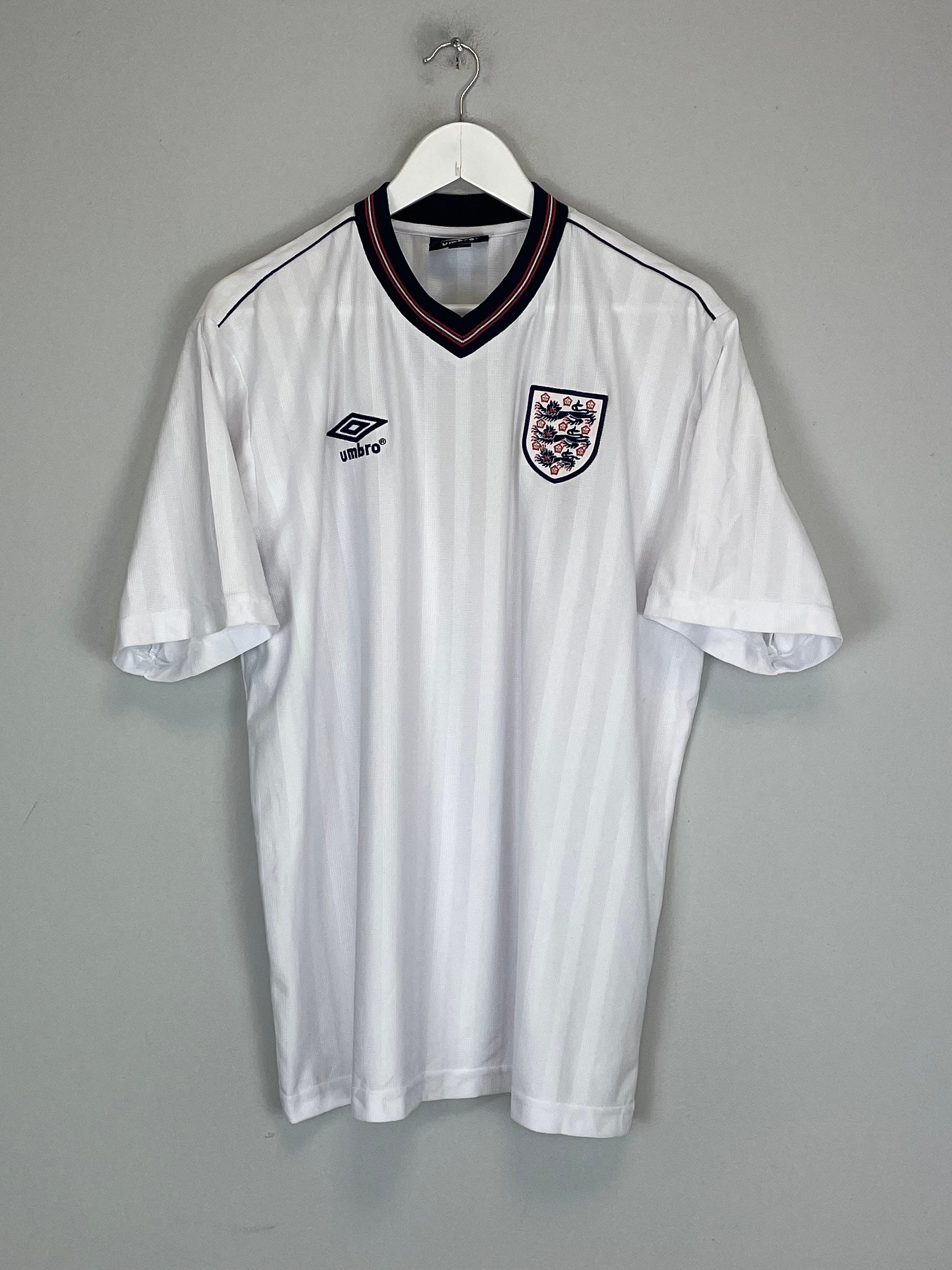 1986 ENGLAND *RE-ISSUE* HOME SHIRT (L) UMBRO