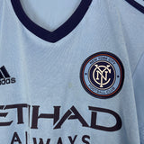 2017/18 NEW YORK CITY DAVID VILLA #7 HOME SHIRT (M) ADIDAS