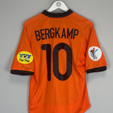 2000/02 NETHERLANDS BERGKAMP #10 HOME SHIRT (M) NIKE