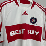 2008 CHICAGO FIRE BLANCO #10 AWAY SHIRT (L) ADIDAS