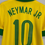 2013 BRAZIL NEYMAR JR #10 HOME SHIRT (M) NIKE