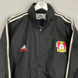 1998 BAYER LEVERKUSEN TRACK JACKET (L) ADIDAS