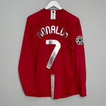 2007/09 MANCHESTER UNITED RONALDO #7 L/S C/L HOME SHIRT (L) NIKE