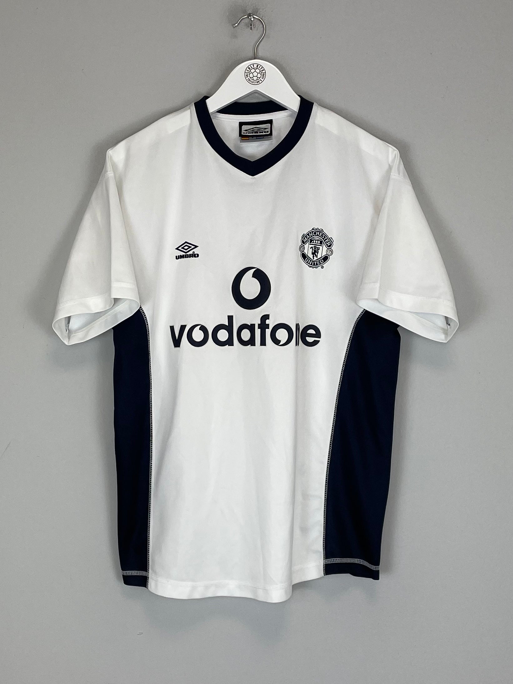 2000/01 MANCHESTER UNITED TRAINING SHIRT (M) UMBRO