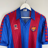 1989/92 BARCELONA HOME SHIRT (M) MEYBA