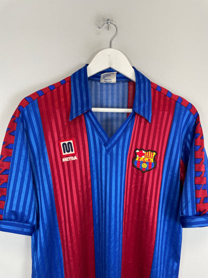 1989/92 BARCELONA HOME SHIRT (M) MEYBA