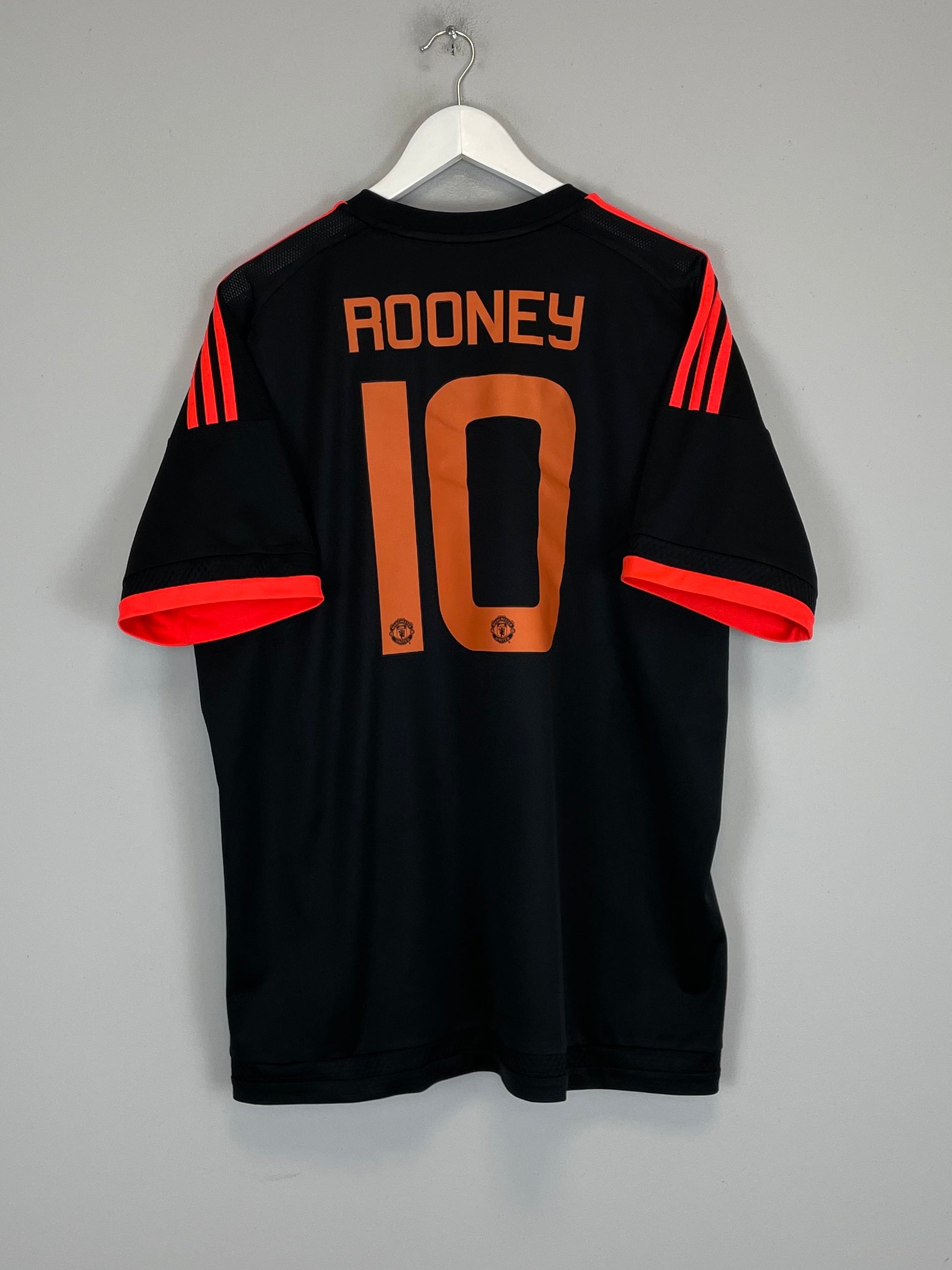 2015/16 MANCHESTER UNITED ROONEY #10 THIRD SHIRT (XL) ADIDAS