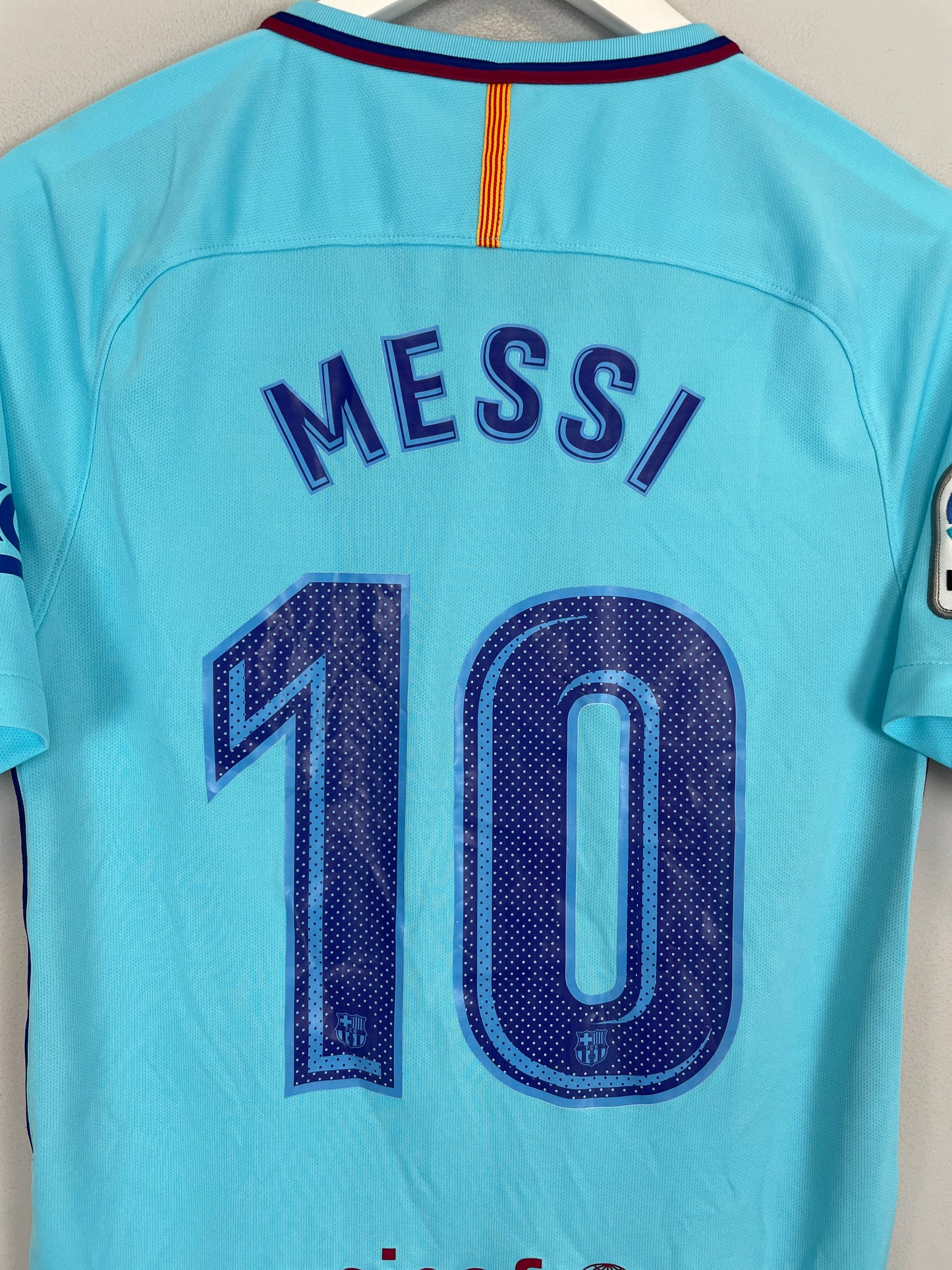 2017/18 BARCELONA MESSI #10 AWAY SHIRT (S) NIKE