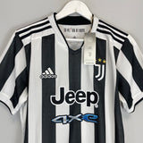 2021/22 JUVENTUS *BNWT* HOME SHIRT (M) ADIDAS