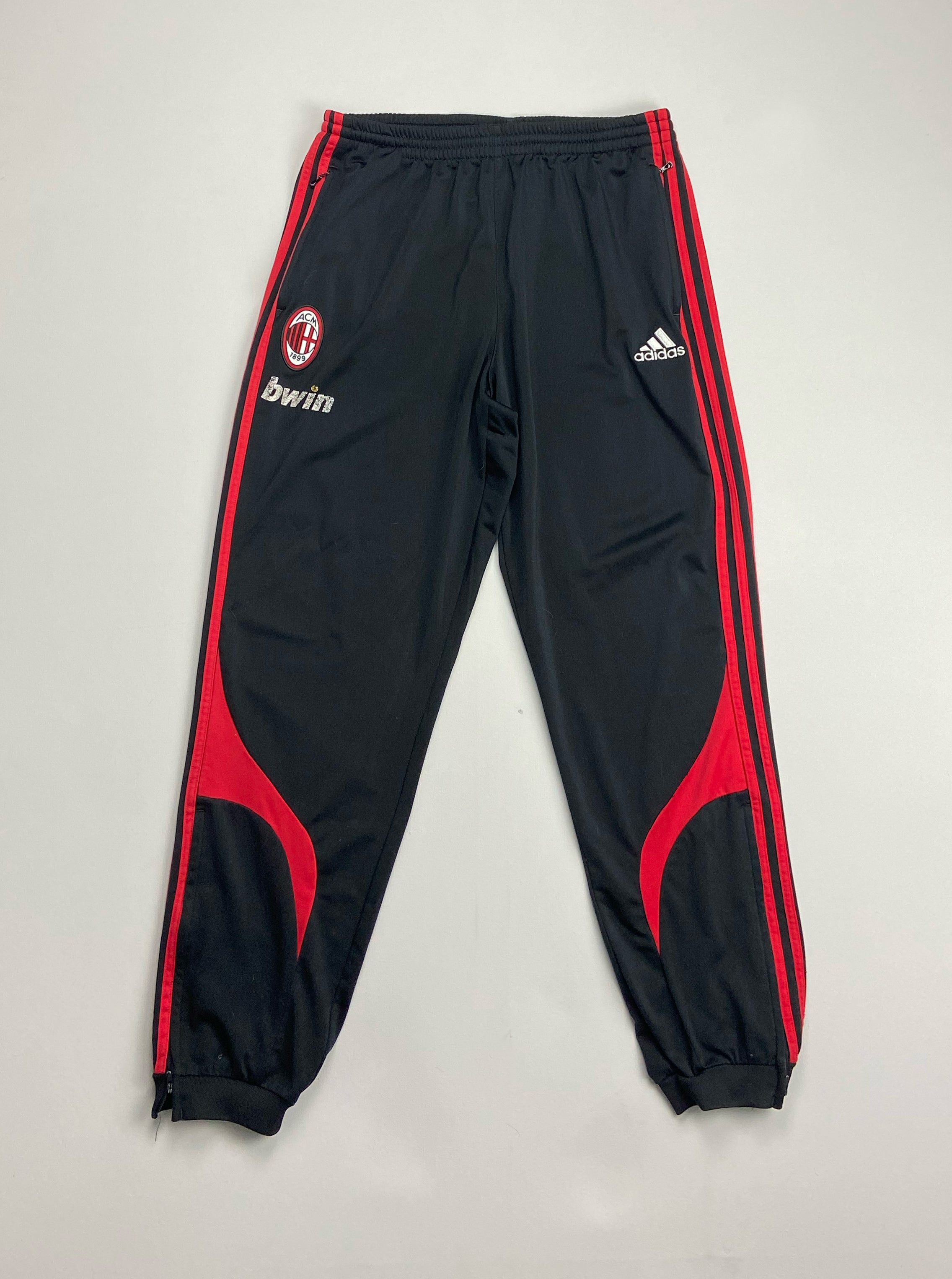 2008/10 AC MILAN TRACKSUIT BOTTOMS (M) ADIDAS