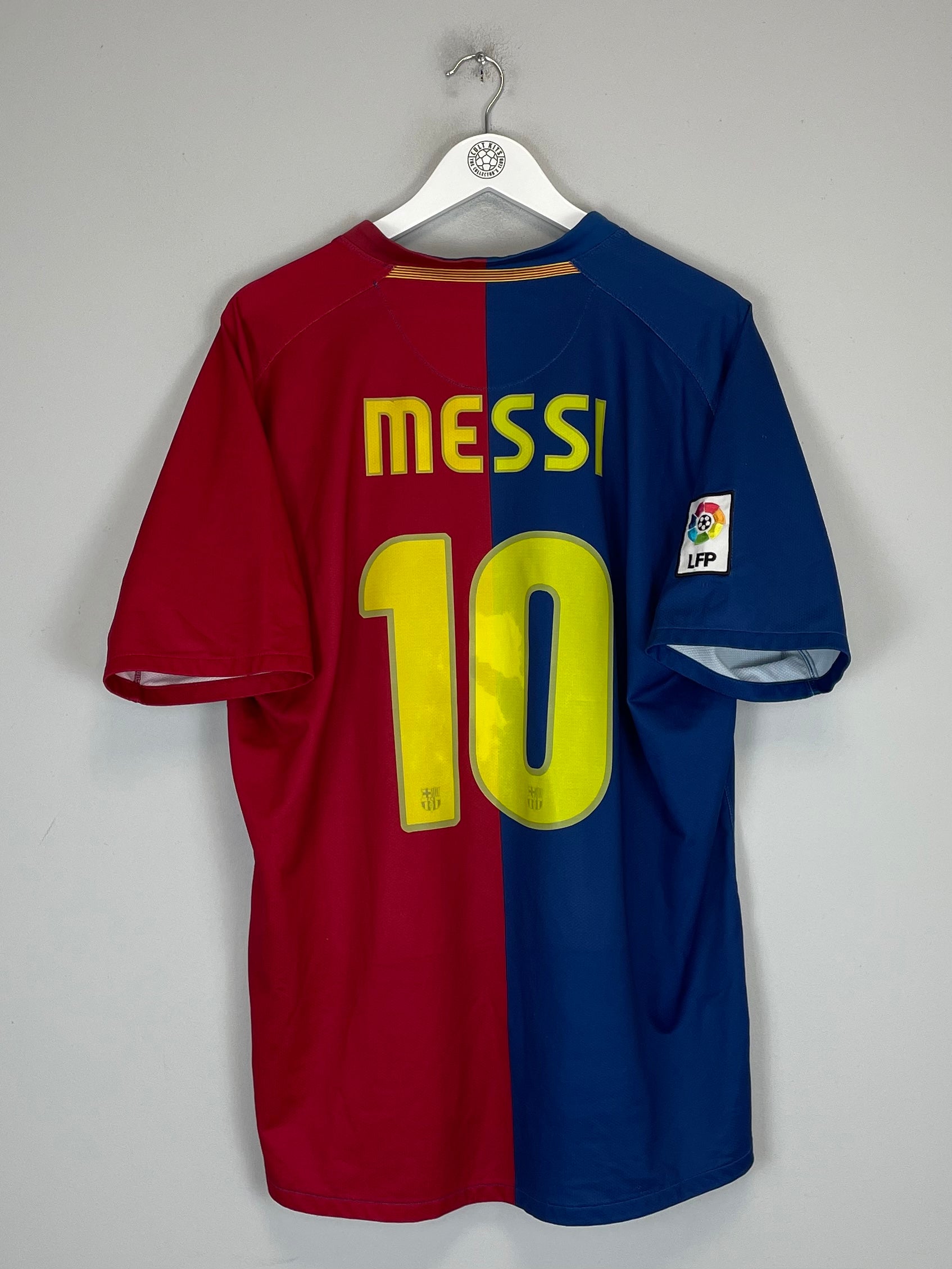 2008/09 BARCELONA MESSI #10 HOME SHIRT (XL) NIKE