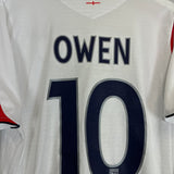 2005/07 ENGLAND OWEN #10 HOME SHIRT (L) UMBRO