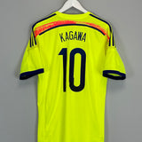 2014/15 JAPAN KAGAWA #10 AWAY SHIRT (M) ADIDAS