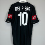 2001/02 JUVENTUS DEL PIERO #10 AWAY SHIRT (XL) LOTTO