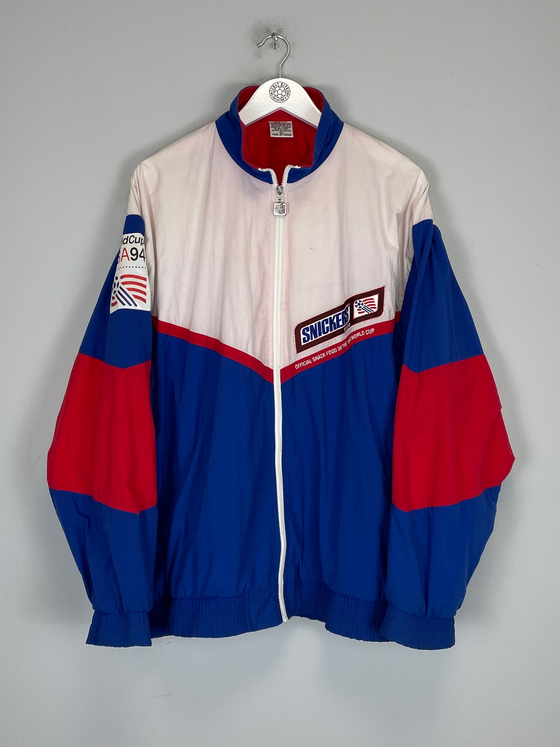 1994 USA SNICKERS WORLD CUP TRACK JACKET (L) OM