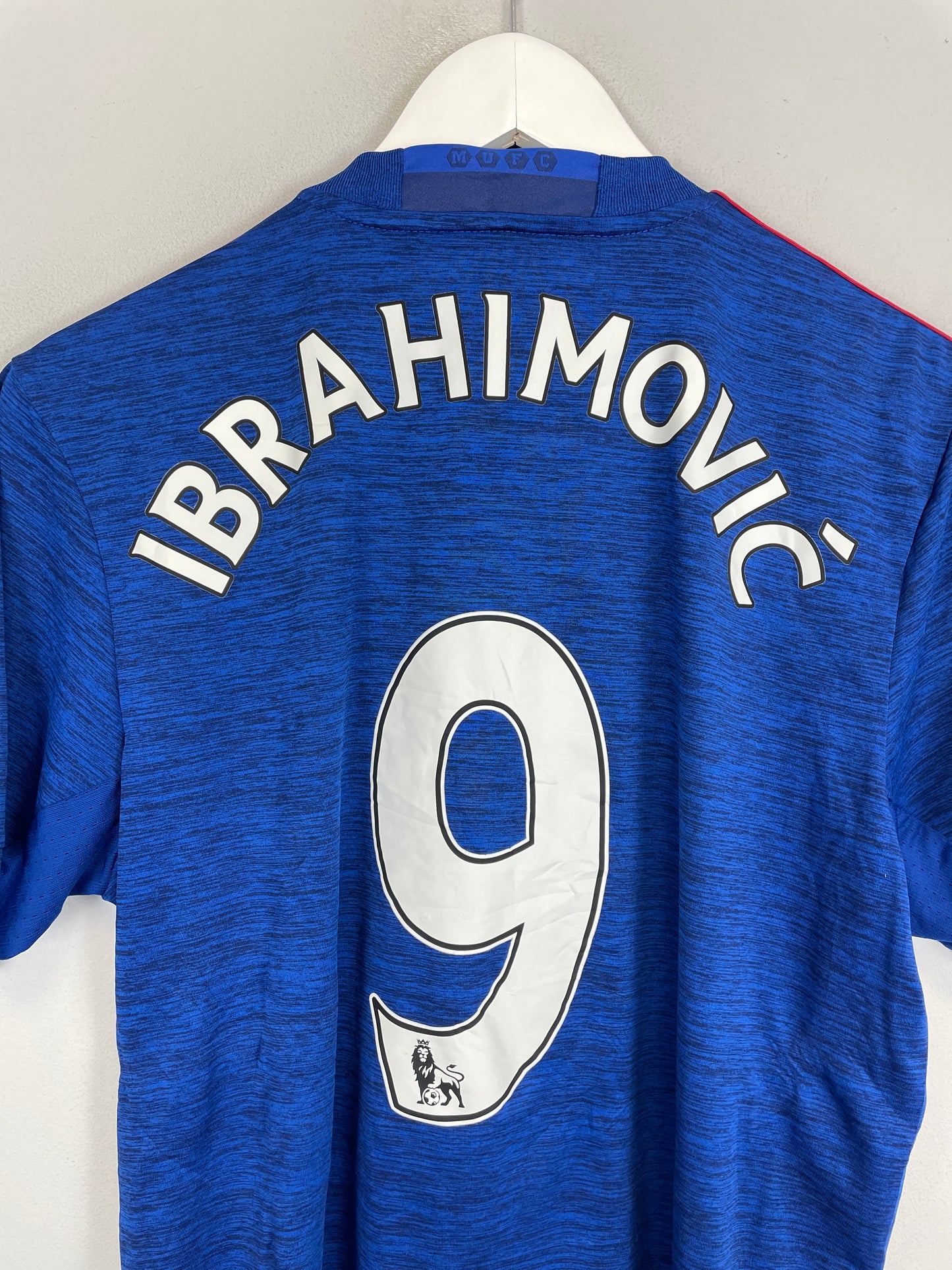 2016/17 MANCHESTER UNITED IBRAHIMOVIC #9 AWAY SHIRT (M) ADIDAS