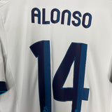 2012/13 REAL MADRID ALONSO #14 HOME SHIRT (M) ADIDAS