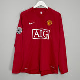 2007/09 MANCHESTER UNITED RONALDO #7 L/S C/L HOME SHIRT (L) NIKE