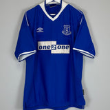 1999/00 EVERTON HOME SHIRT (XXL) UMBRO