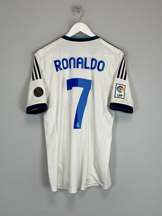 2012/13 REAL MADRID RONALDO #7 HOME SHIRT (M) ADIDAS