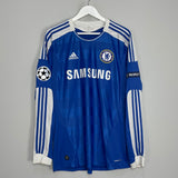 2011/12 CHELSEA DROGBA #11 C/L L/S HOME SHIRT (L) ADIDAS