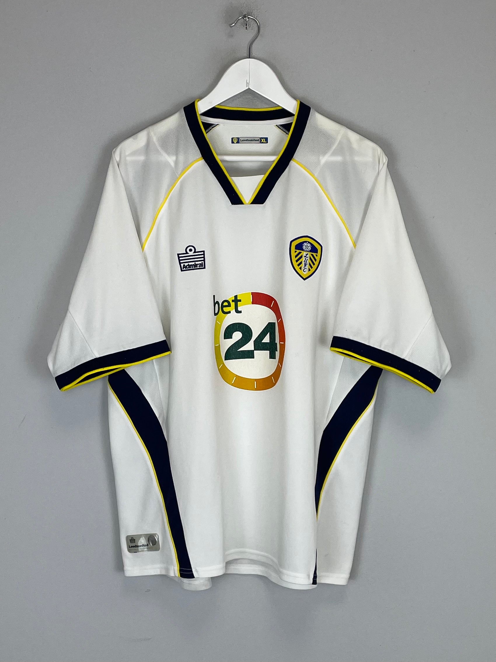 2006/07 LEEDS UNITED HOME SHIRT (XL) ADMIRAL