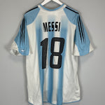 2004/05 ARGENTINA MESSI #18 HOME SHIRT (XL) ADIDAS