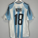 2004/05 ARGENTINA MESSI #18 HOME SHIRT (XL) ADIDAS