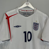 2005/07 ENGLAND OWEN #10 HOME SHIRT (L) UMBRO