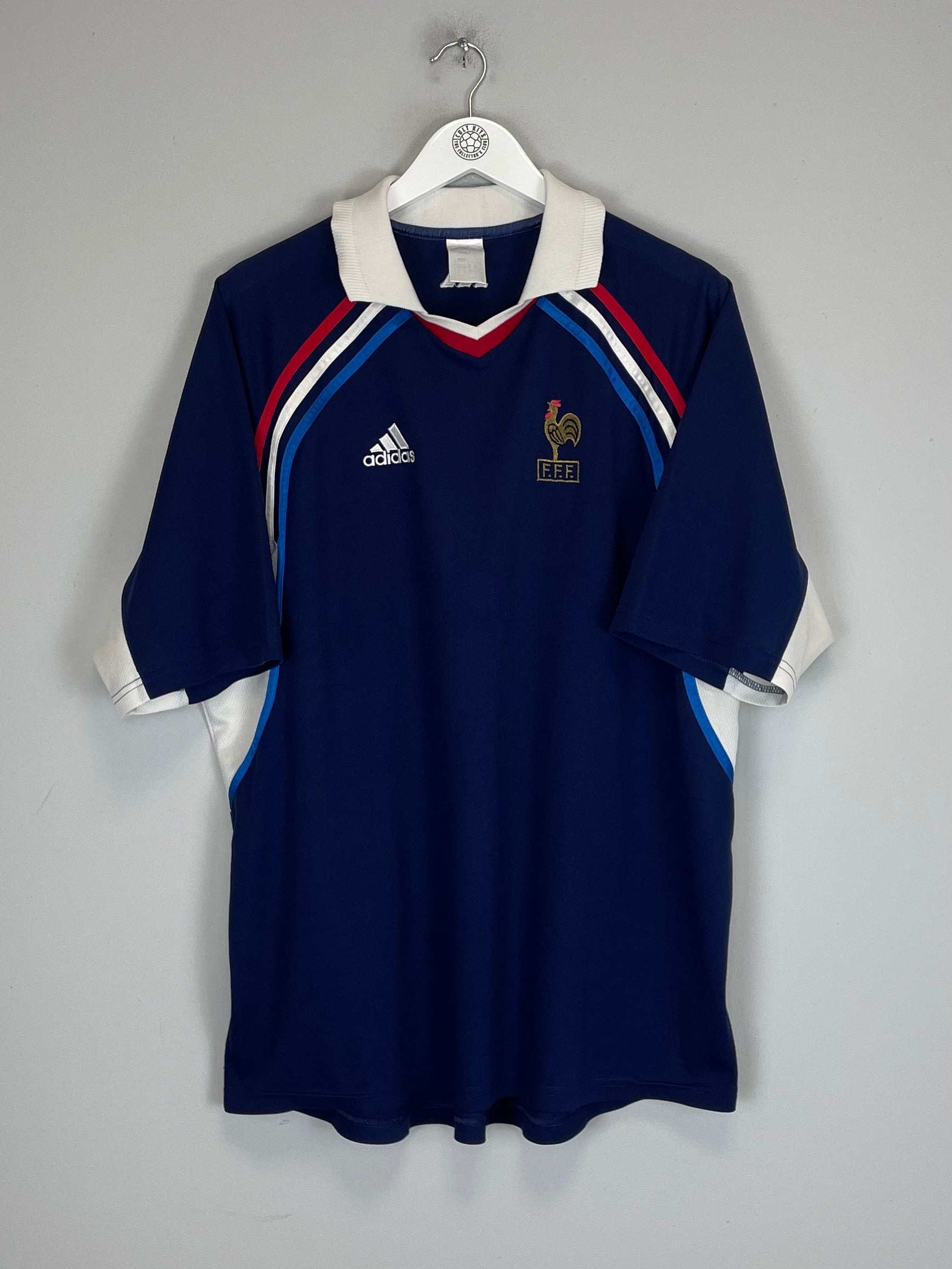 2000/01 FRANCE TRAINING SHIRT (XL) ADIDAS